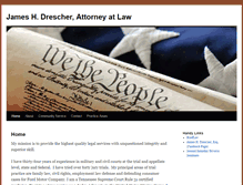 Tablet Screenshot of jaydrescherlaw.com